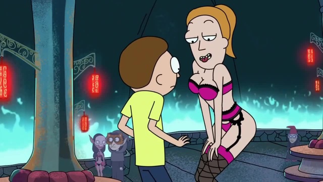 Rick and Morty Cartoon Incest Phone Sex